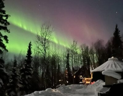 The Aurora Yurt ~ A Deluxe Mountain Getaway Above Fairbanks With Great Views