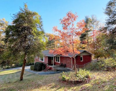 Cheerful Brevard home w/fenced yard on quiet acre