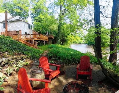 Beautiful riverfront home