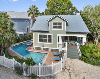 St Simons Coolest Beach Bungalow with Private Pool/Hot Tub!