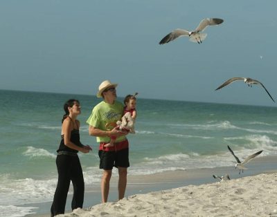 Terrific BEACHFRONT. Walk to restaurants/state park!