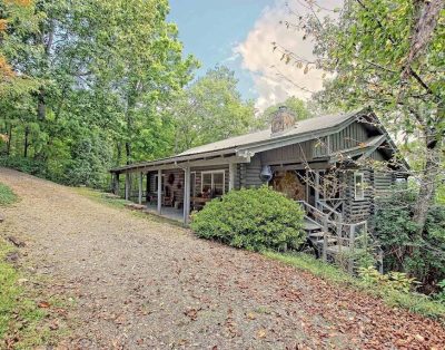 Mountaintop log cabin